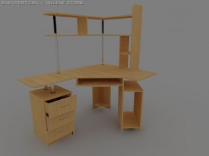 computer table 3D Модель