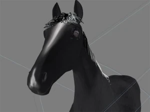 black horse 3D Model