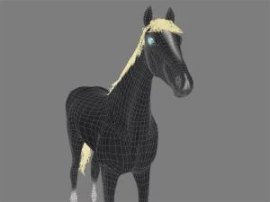 black horse 3D Model