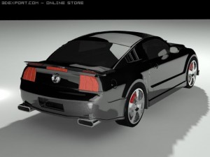 ford mustang Modèle 3D