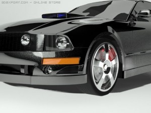 ford mustang 3D 模型