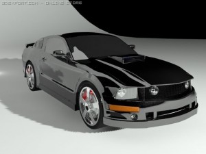 ford mustang 3D 模型