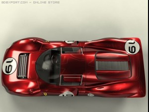 ferrari 330 p4 3D 模型