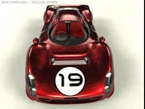ferrari 330 p4 3D 模型