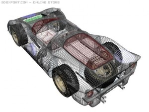 ferrari 330 p4 3D 模型