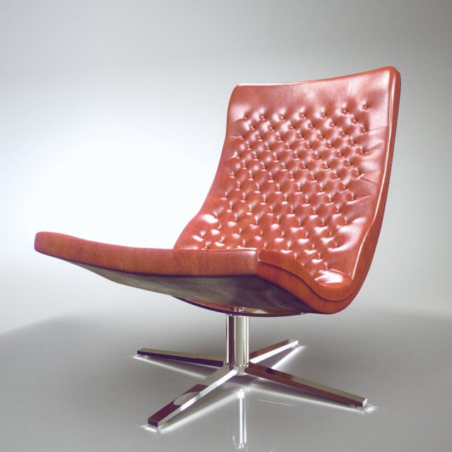 armchair from de sede 3D Модель .c4d .max .obj .3ds .fbx .stl .blend 
