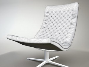armchair from de sede 3D Модель