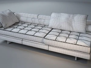 sofa plaza from swan 3D Model
