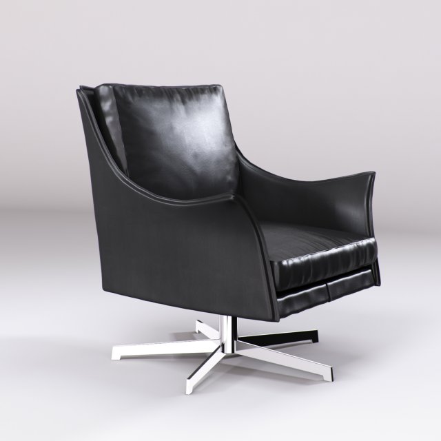 chair boss max for flexform Modelo 3D .c4d .max .obj .3ds .fbx .stl .blend 