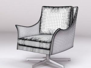 chair boss max for flexform Modelo 3D
