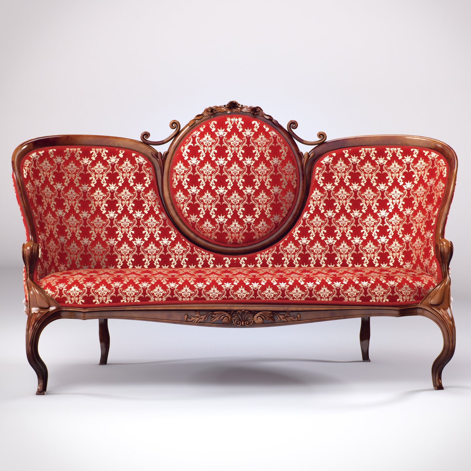 antique sofa 3D in 3DExport