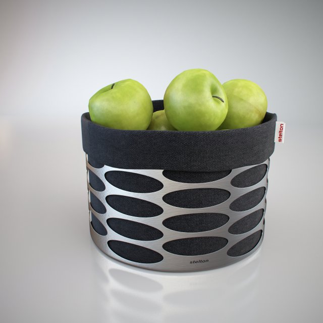 fruit bowl Modèle 3D .c4d .max .obj .3ds .fbx .stl .blend 