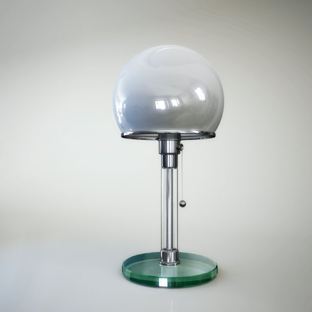 wagenfeld table lamp Model 3D .c4d .max .obj .3ds .fbx .stl .blend 