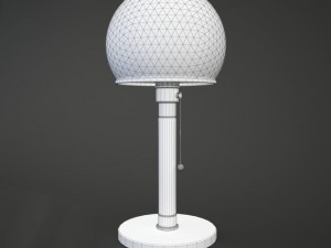 wagenfeld table lamp Model 3D