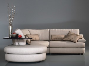 sofa havana from swan company Modello 3D