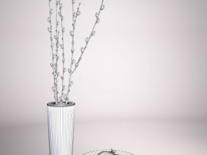 vases with granatum Model 3D
