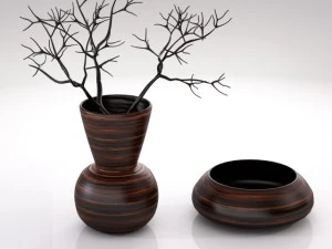 vaso e tigela Modelo 3D