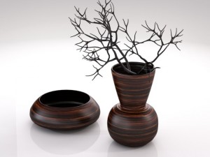 vaze and bowl Modelo 3D