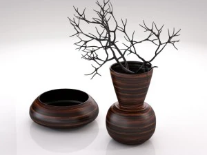 vaze and bowl 3D Model