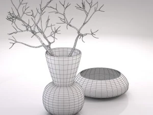 vaze and bowl 3D Model
