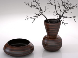 vaze and bowl Modelo 3D