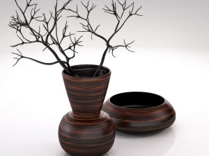 vaze and bowl Modelo 3D