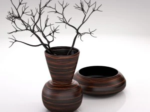 vaze and bowl 3D Model