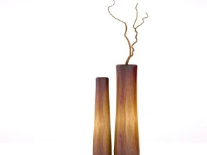 바닥 나무 꽃병 3D 모델