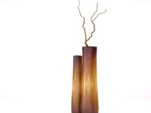 floor wooden vase 3D-Modell
