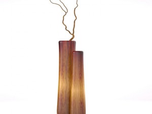 floor wooden vase 3D-Modell
