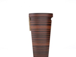 laundry basket brown bamboo Modelo 3D