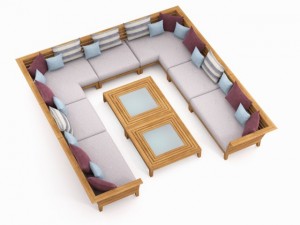 garden furniture 3D Модель