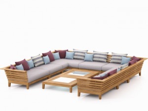 garden furniture 3D Модель