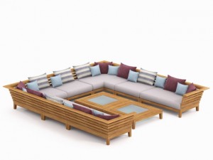garden furniture 3D Модель