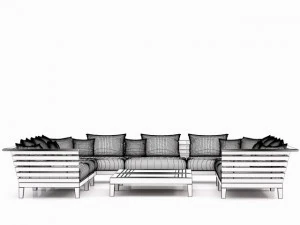 garden furniture 3D Model