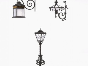 the forged lamps Modèle 3D