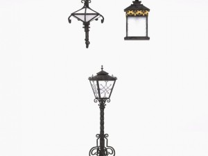 the forged lamps 3D-Modell