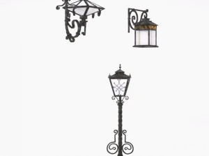 the forged lamps 3D Model