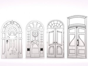 front doors 3D-Modell