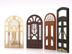 drzwi wejściowe Model 3D