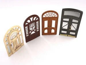 drzwi wejściowe Model 3D