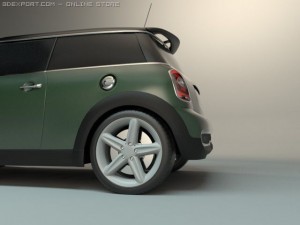 mini cooper s 3D मॉडल