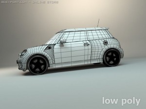 mini cooper s 3D Model