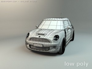 mini cooper s 3D Model