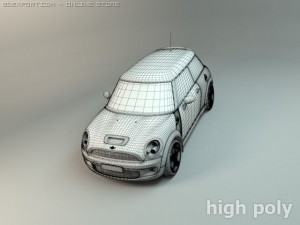 mini cooper s 3D Model
