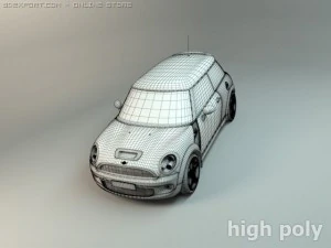 mini cooper s 3D Model