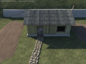 wooden house 3D Model