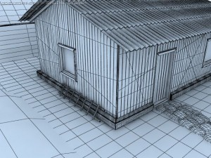 wooden house 3D Model