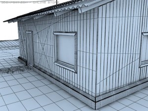 wooden house 3D Model
