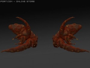 alien flea 3D Model